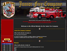Tablet Screenshot of juniorfireco.org